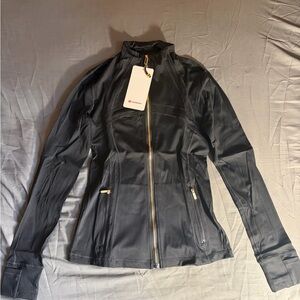 Lululemon Black/Gold Define Jacket